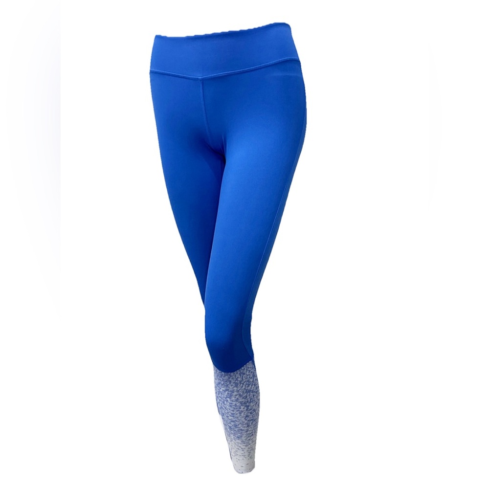Reebok CrossFit Speedwick Women’s Leggings Blue XS Ombre Ankle Athletic Pants